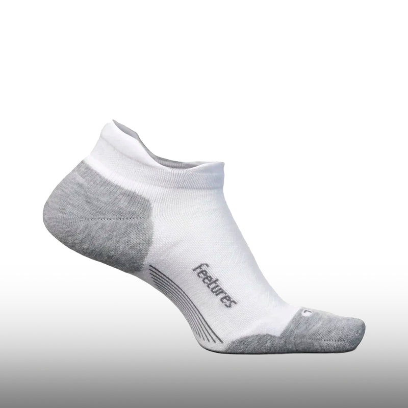 Feetures Elite Max Cushion No Show Tab White