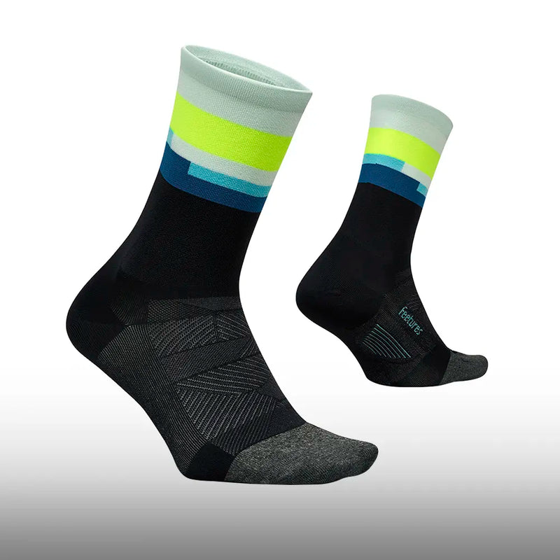 Feetures Elite Ultra Light Mini Crew Bayside Black