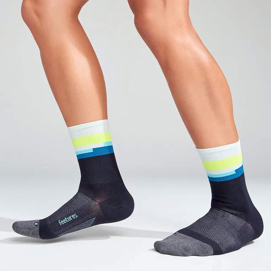 Feetures Elite Ultra Light Mini Crew Bayside Black