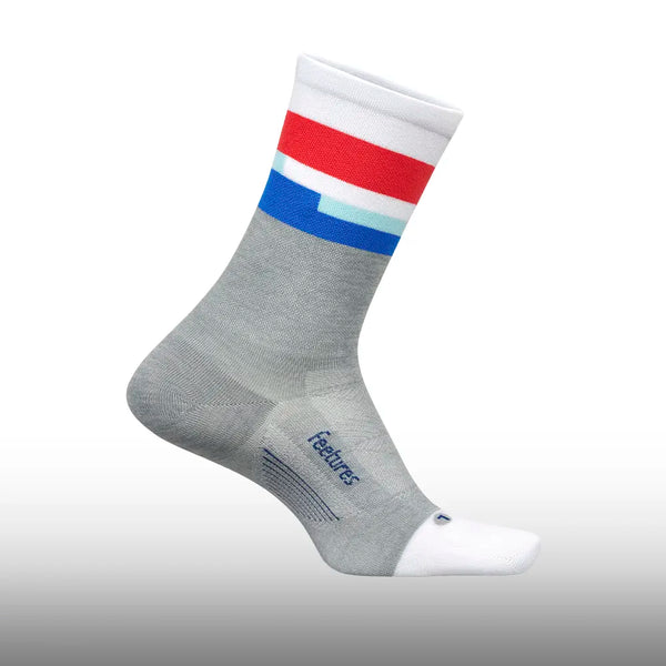 Feetures Elite Ultra Light Mini Crew Mission Gray