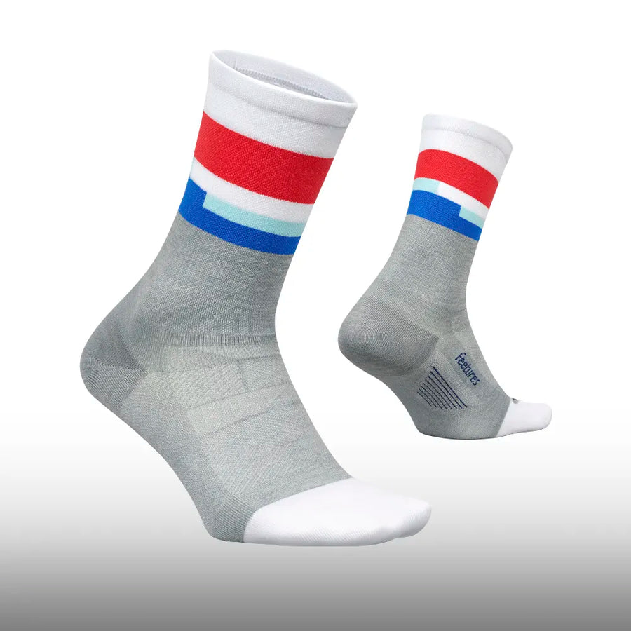 Feetures Elite Ultra Light Mini Crew Mission Gray