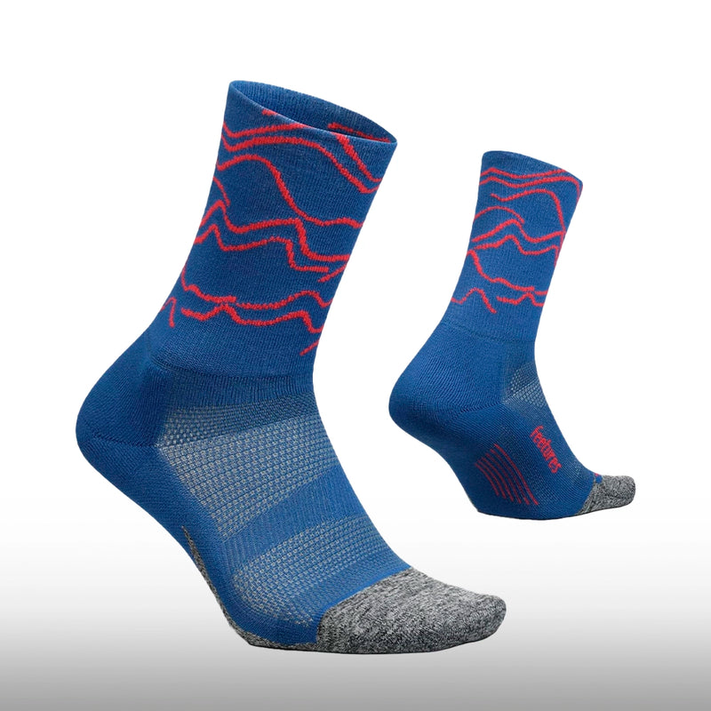 Feetures Elite Ultra Light Mini Crew Rouge Blue