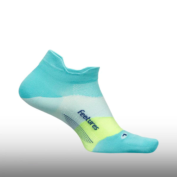 Feetures Elite Ultra Light No Show Tab Aqua Surf