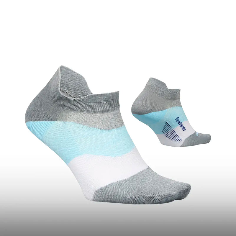 Feetures Elite Ultra Light No Show Tab Gray Sky