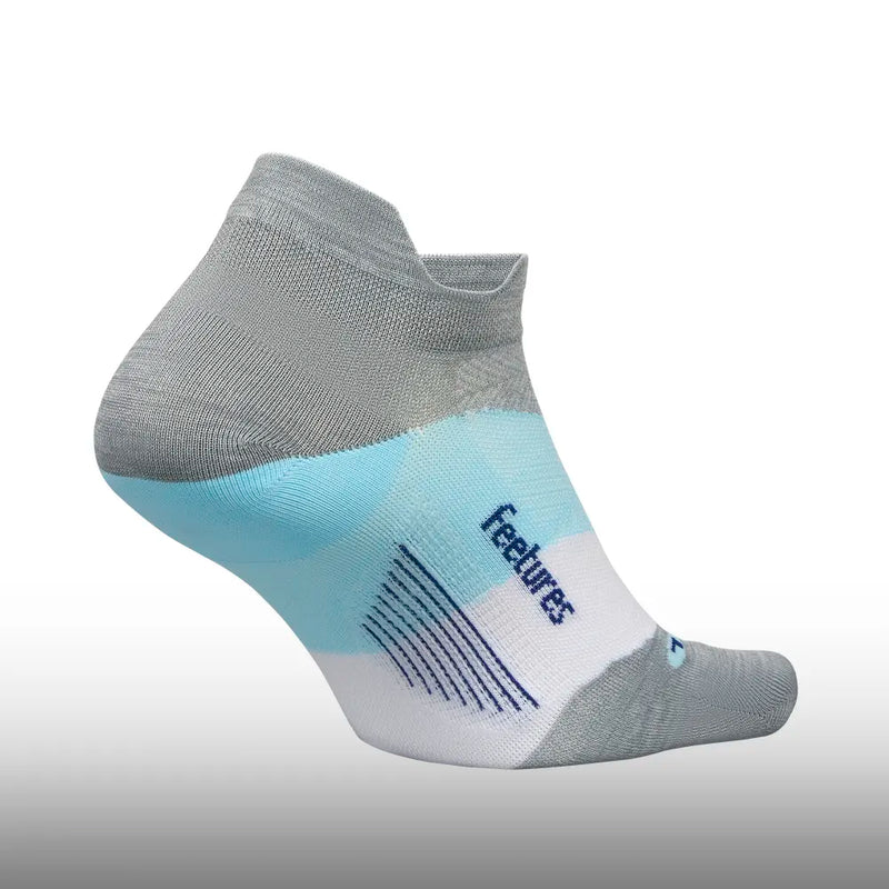 Feetures Elite Ultra Light No Show Tab Gray Sky