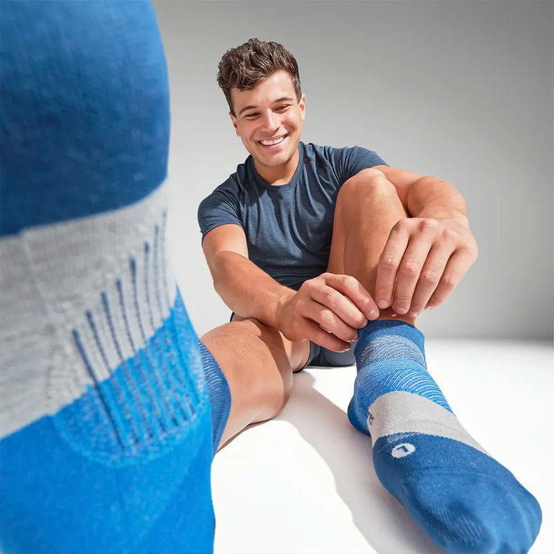 Feetures Elite Ultra Light No Show Tab Navy Mist