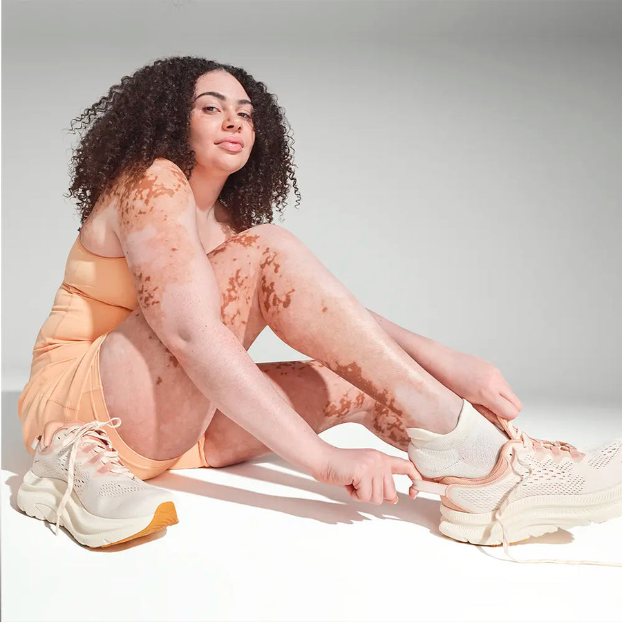 Feetures Elite Ultra Light No Show Tab Sandy Melon