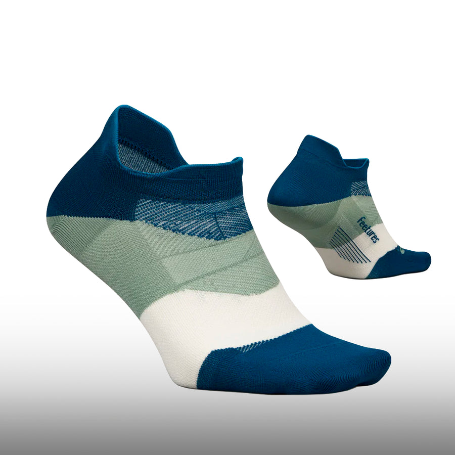 Feetures Elite Ultra Light No Show Tab Sock Midnight Woods