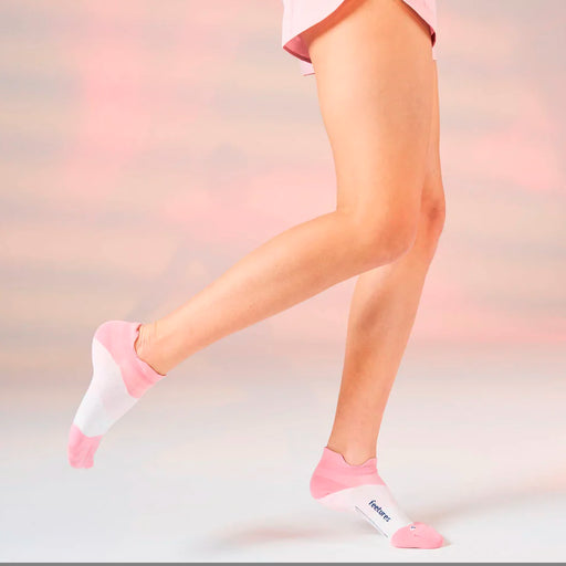 Feetures Elite Ultra Light No Show Tab Sock Pink Orchard