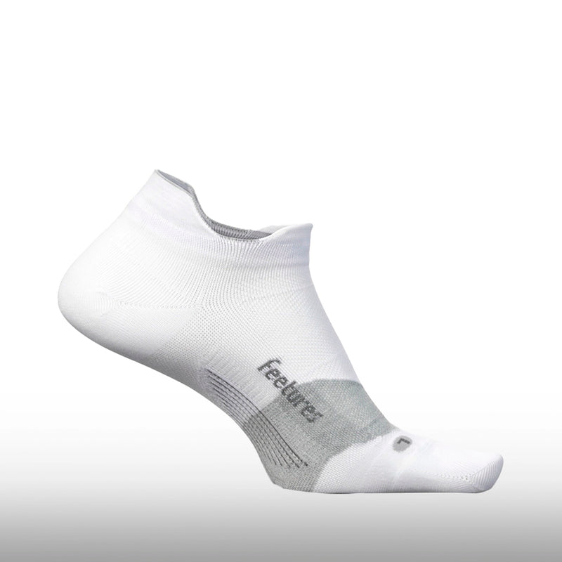 Feetures Elite Ultra Light No Show Tab White
