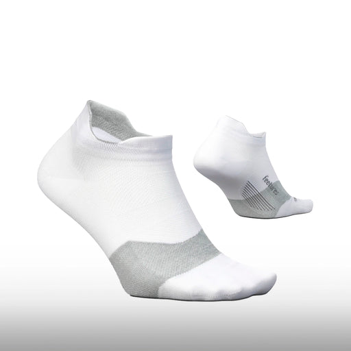 Feetures Elite Ultra Light No Show Tab White