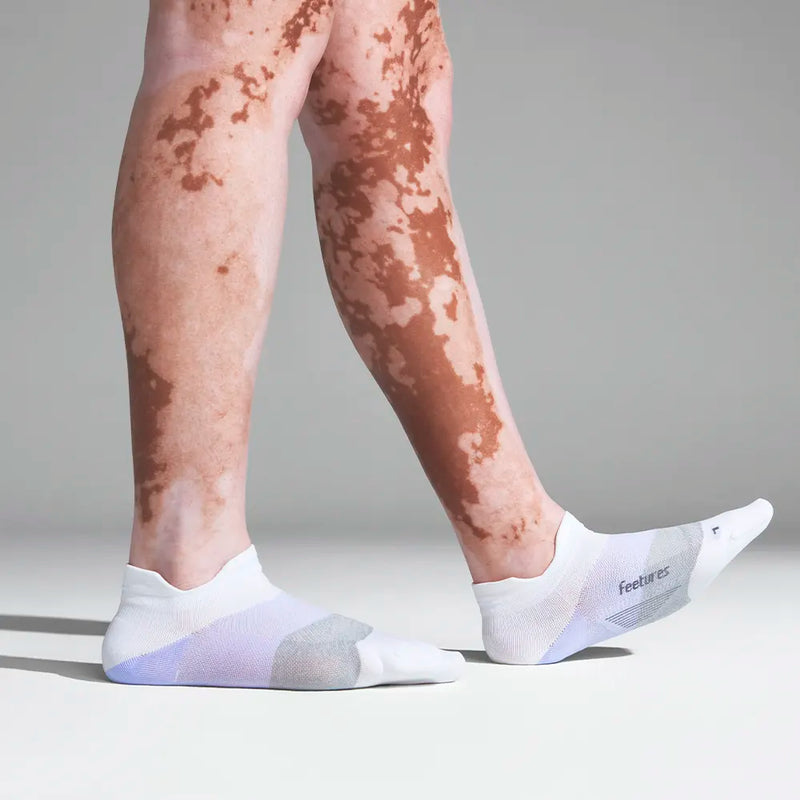 Feetures Elite Ultra Light No Show Tab White Lilatech