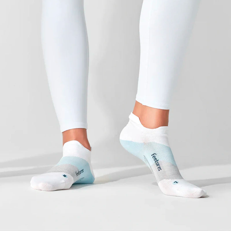 Feetures Elite Ultra Light No Show White Sky