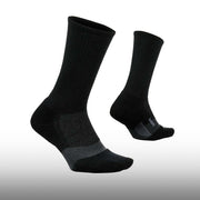 Feetures Merino 10 Max Cushion Mini Crew Charcoal