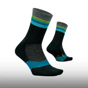 Feetures Merino 10 Max Cushion Mini Crew Luminous Black