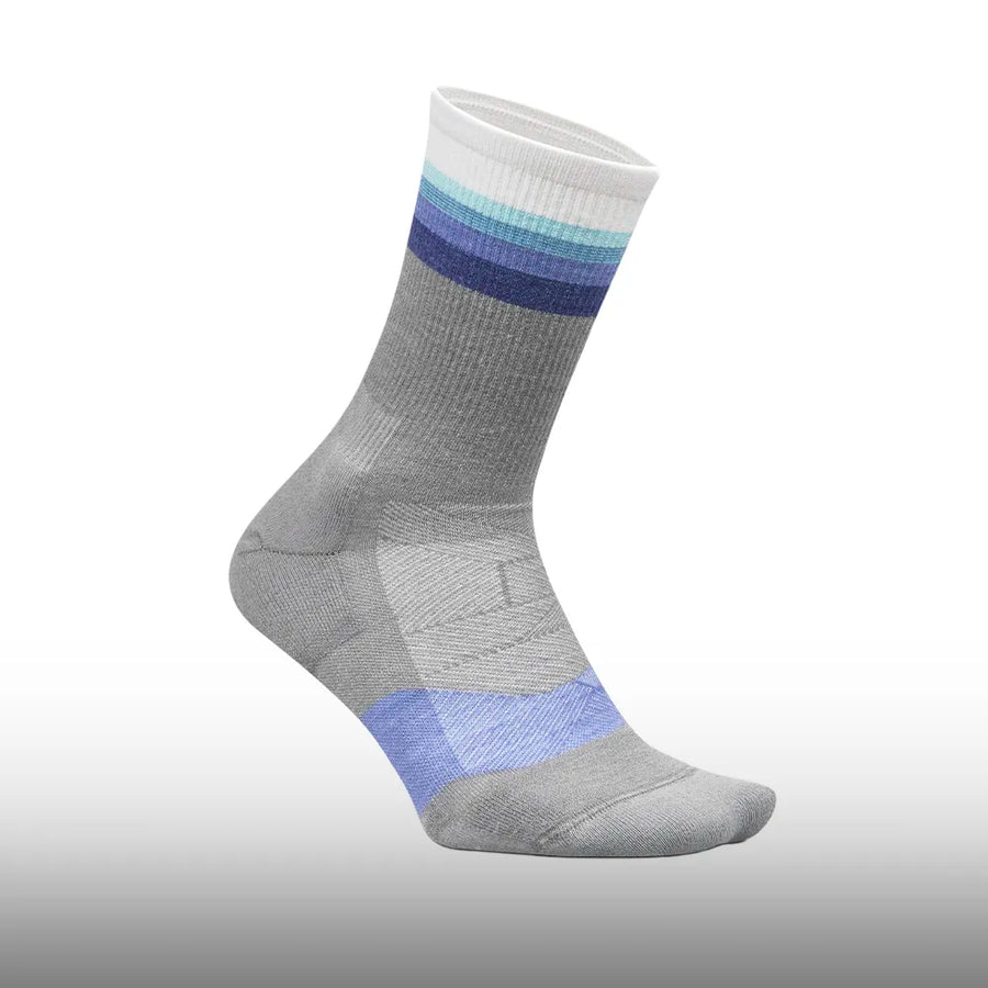 Feetures Merino 10 Max Cushion Mini Crew Luminous Gray