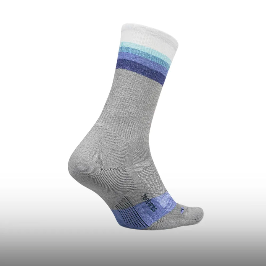 Feetures Merino 10 Max Cushion Mini Crew Luminous Gray