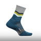 Feetures Merino 10 Max Cushion Mini Crew Switchback Navy