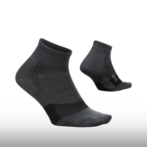 Feetures Merino 10 Max Cushion Quarter Gray