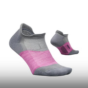 Feetures Merino 10 Ultra Light No Show Tab Amethyst Gray