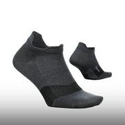 Feetures Merino 10 Ultra Light No Show Tab Gray
