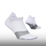 Feetures Merino 10 Ultra Light No Show Tab White