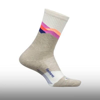 Feetures Trail Max Cushion Mini Crew Mountain High Cream