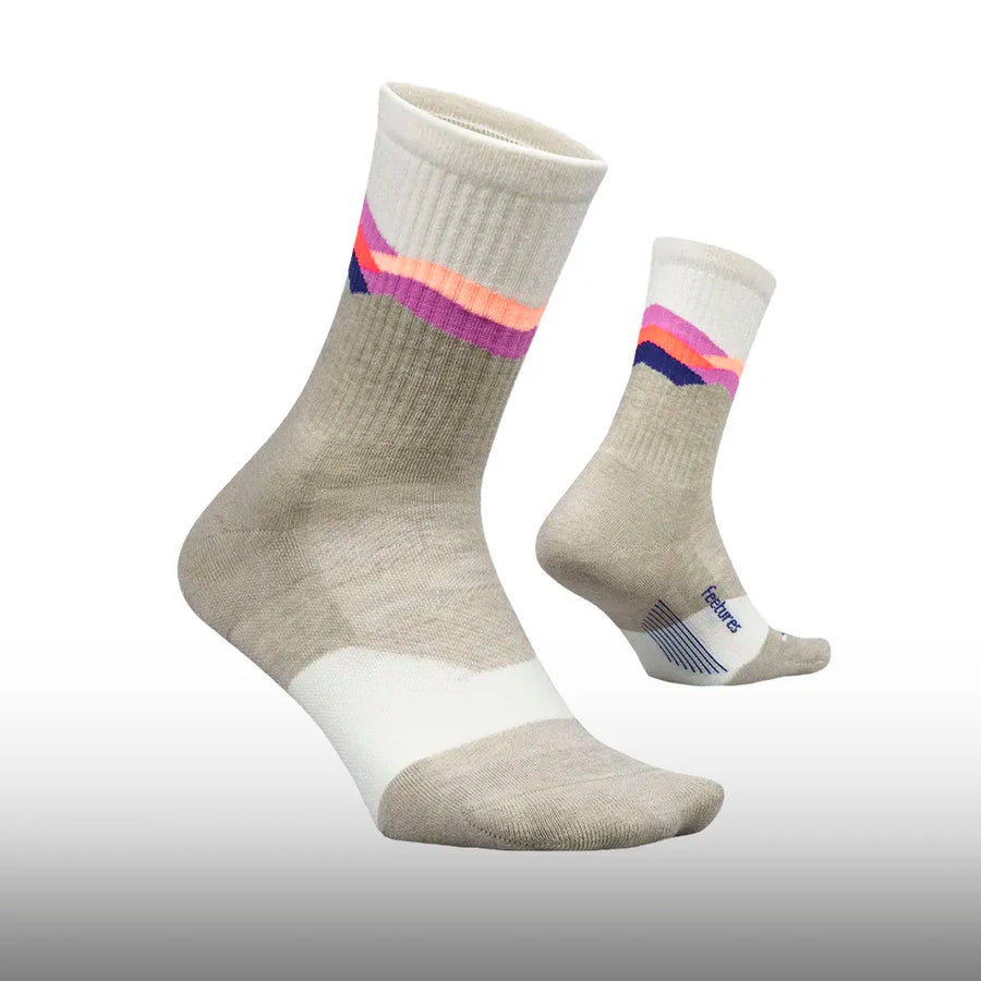 Feetures Trail Max Cushion Mini Crew Mountain High Cream