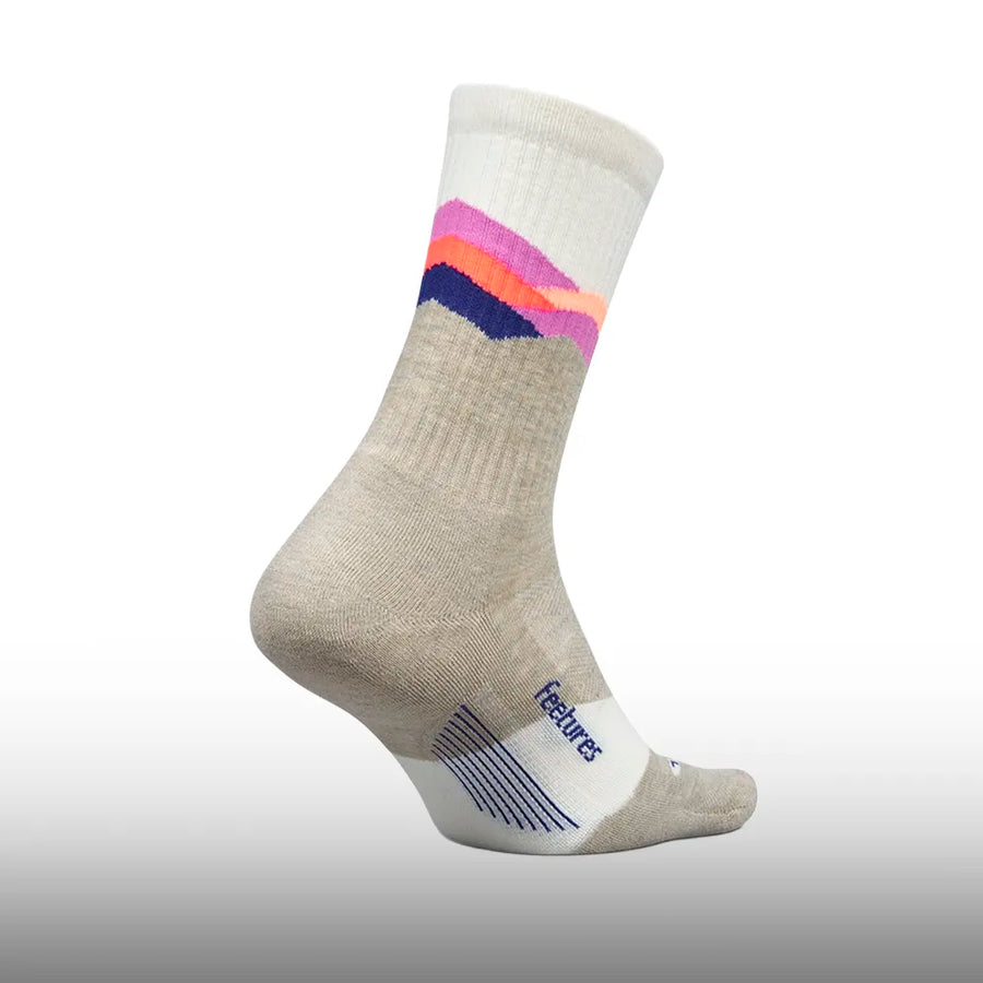 Feetures Trail Max Cushion Mini Crew Mountain High Cream