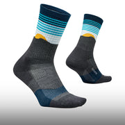 Feetures Trail Max Cushion Mini Crew Table Rock Gray