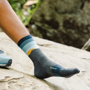 Feetures Trail Max Cushion Mini Crew Table Rock Gray