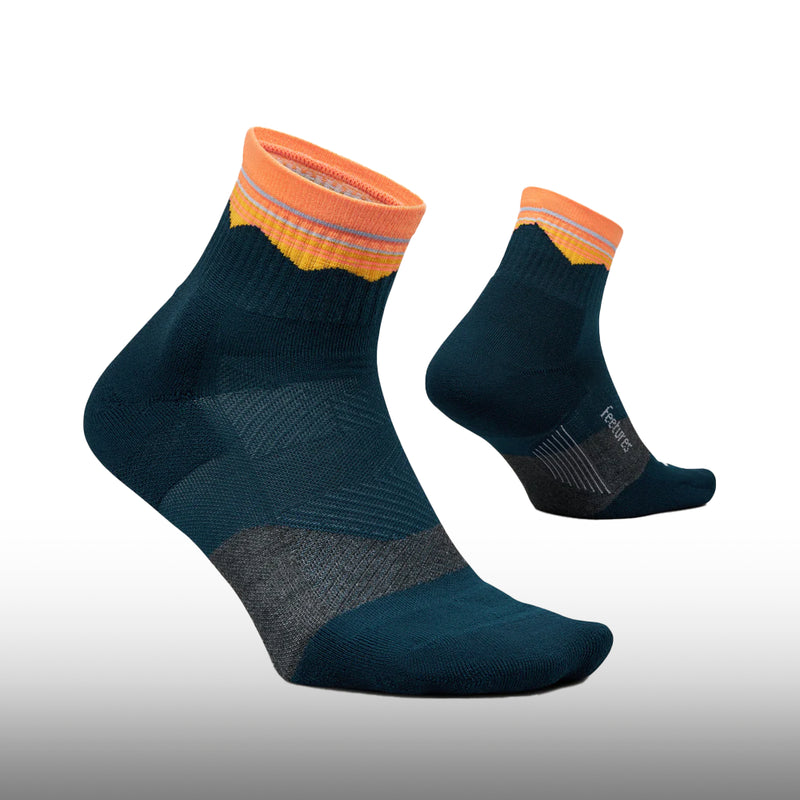 Feetures Trail Max Cushion Quarter Blue Ridge Navy