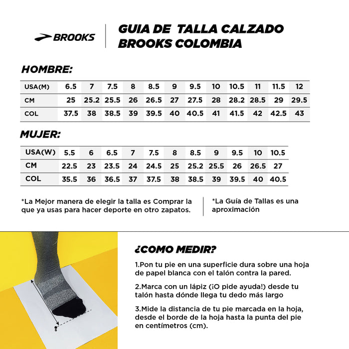 Brooks Adrenaline GTS 23 Hombre Amarillo