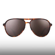 Goodr MACH Gs Amelia Earhart Ghosted Me Brown Tortoise