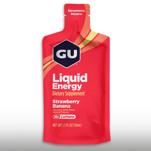 Gu Energy Gel Energética Liquida Sin Cafeína 60g - Fresa / Banano