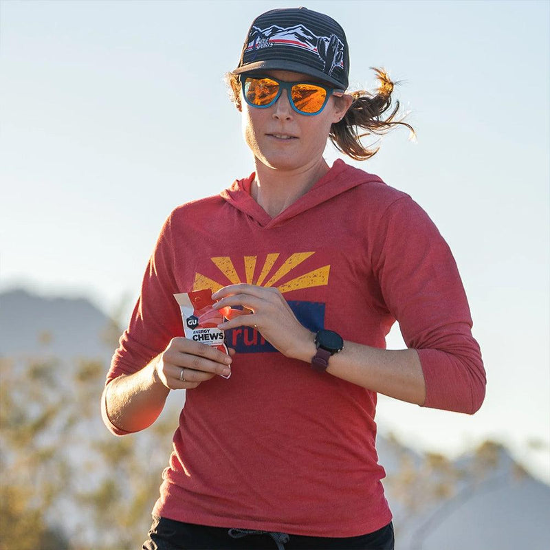 Gu Energy Goma Energética Chews 60g Con Cafeína - Fresa - Nación Runner Colombia