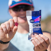 Gu Energy Goma Energética Chews 60g Sin Cafeína - Arándano - Nación Runner Colombia