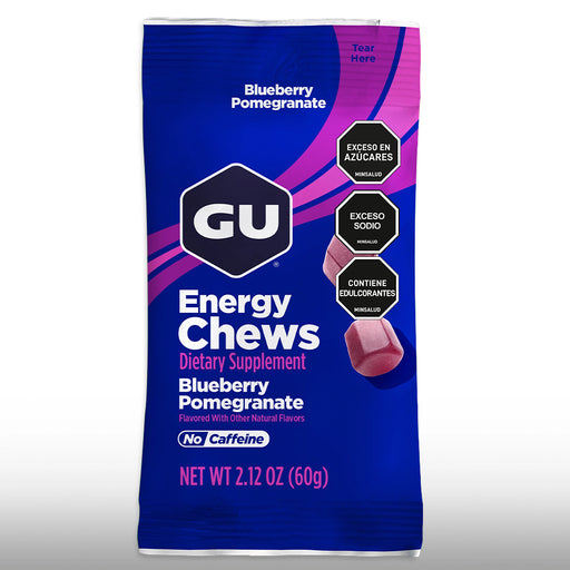 Gu Energy Goma Chews 60g Sin Cafeína - Arándano