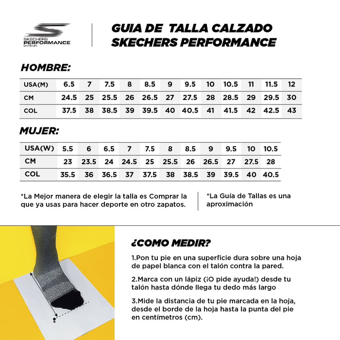 Guía De Talla Mujer Zapatos Tallas Zapatillas Tallas Skechers