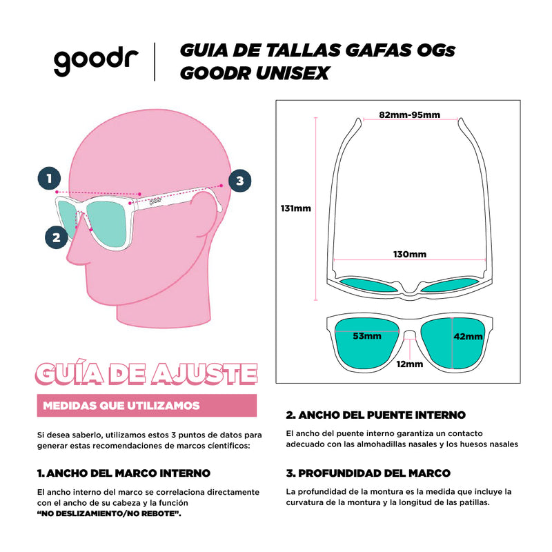 Guia De Tallas Goodr OGs