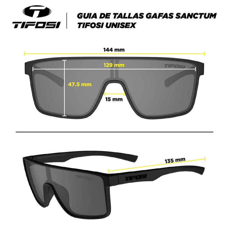 Guia de tallas Tifosi Sanctum