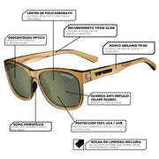 Tifosi Swank XL Blue Tortoise Brown