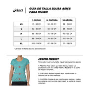 Asics Blusa Icon SS Mujer Performance Black