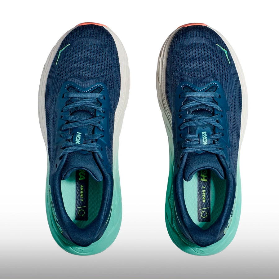 Hoka Arahi 7 Mujer Midnight Seafoam