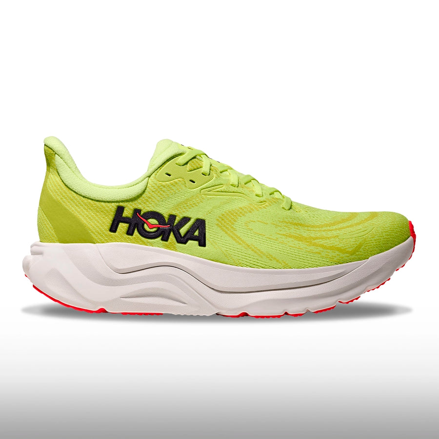 Hoka Arahi 8 Hombre Neon Yuzu Neon Flame
