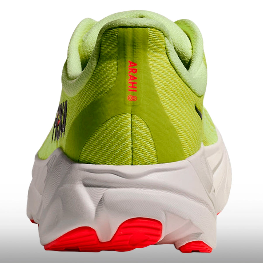 Hoka Arahi 8 Hombre Neon Yuzu Neon Flame