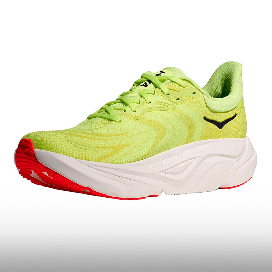 Hoka Arahi 8 Hombre Neon Yuzu Neon Flame