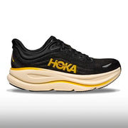 Hoka Bondi 9 Hombre Carbon Black Yellow Gold