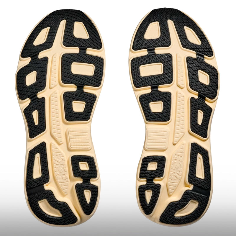 Hoka Bondi 9 Hombre Carbon Black Yellow Gold