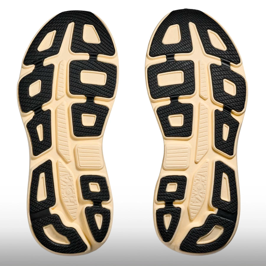 Hoka Bondi 9 Hombre Carbon Black Yellow Gold
